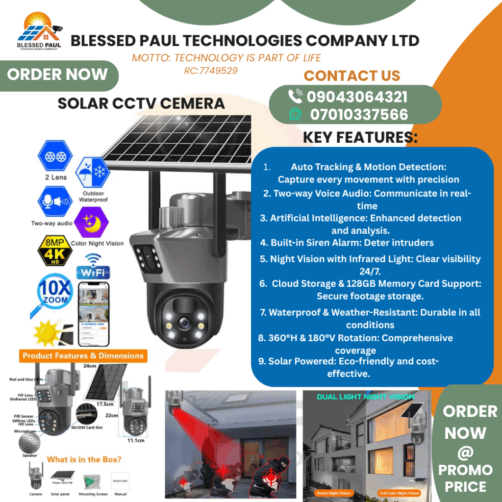 solar CCTV Camera