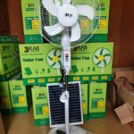 16” Solar Fan Combo – Cool Air + Bright Light Anytime